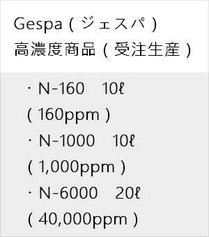 Gespa 高濃度商品